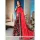 Print Work Faux Georgette Printed Saree