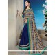 Print Faux Georgette Printed Saree In Multi Colour