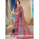 Faux Georgette Multi Colour Print Work Printed Saree