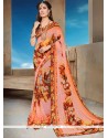 Faux Georgette Print Work Printed Saree