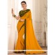 Faux Georgette Embroidered Work Designer Saree