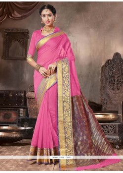 Pink Traditional Saree