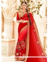 Art Silk Embroidered Work Classic Designer Saree