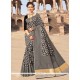 Grey Weaving Work Art Silk Designer Traditional Saree