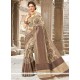 Art Silk Beige Designer Traditional Saree