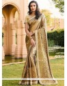 Gold Fancy Fabric Classic Designer Saree