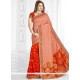 Embroidered Work Jacquard Half N Half Saree