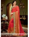 Art Silk Embroidered Work Designer Traditional Saree