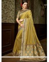 Mustard Traditional Saree