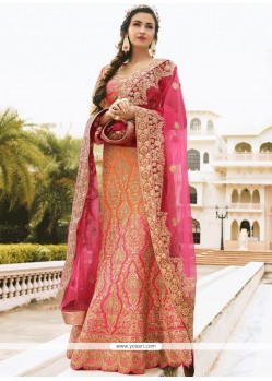 Art Dupion Silk Resham Work Lehenga Choli