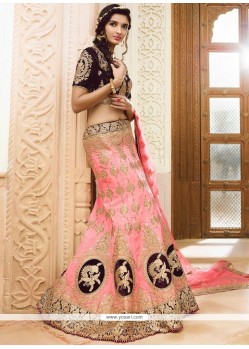 Art Dupion Silk Stone Work Lehenga Choli