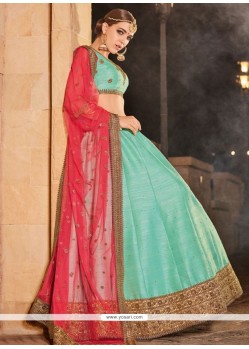 Embroidered Work Fancy Fabric Lehenga Choli