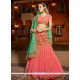 Net Rose Pink Lehenga Choli