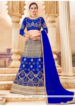 Net Lace Work Lehenga Choli