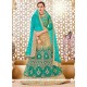 Turquoise Embroidered Work Lehenga Choli