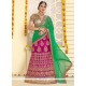 Net Magenta Lehenga Choli