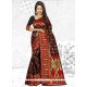 Black Woven Work Traditional Designer Saree