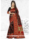 Black Woven Work Traditional Designer Saree