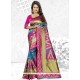 Multi Colour Woven Work Banarasi Silk Traditional Designer Saree