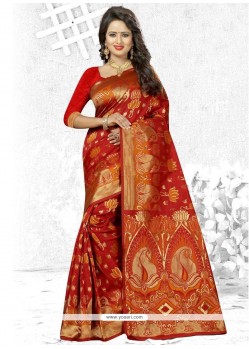 Woven Work Traditional Saree