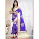 Art Silk Blue Designer Traditional Saree