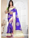 Art Silk Blue Designer Traditional Saree