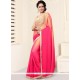 Faux Georgette Pink Shaded Saree