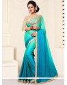 Blue Shaded Saree