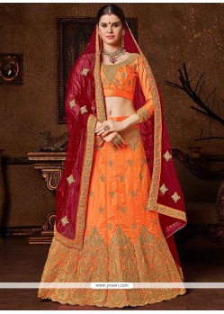 Banglori Silk Lace Work Lehenga Choli