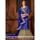 Banglori Silk Blue Embroidered Work Lehenga Choli