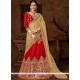 Red Resham Work Banglori Silk Lehenga Choli