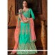 Banglori Silk Sea Green Lehenga Choli