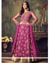 Resham Work Floor Length Anarkali Suit