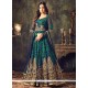 Navy Blue Floor Length Anarkali Suit