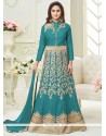 Krystle Dsouza Resham Work Floor Length Anarkali Suit