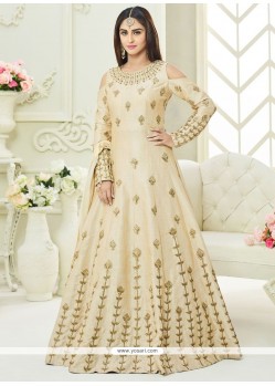 Krystle Dsouza Embroidered Work Floor Length Anarkali Suit