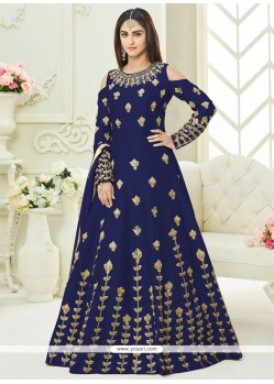 Krystle Dsouza Art Silk Floor Length Anarkali Suit