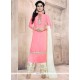 Mirror Work Pink Pant Style Suit