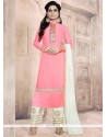 Mirror Work Pink Pant Style Suit