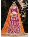 Net Lace Work Lehenga Choli