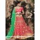 Net Pink Lehenga Choli