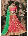 Net Pink Lehenga Choli