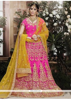 Zari Work Net Lehenga Choli