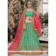 Net Sea Green Lehenga Choli