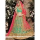 Net Sea Green Lehenga Choli