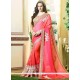 Embroidered Work Net Shaded Saree
