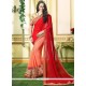 Embroidered Work Half N Half Designer Saree