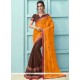 Faux Georgette Half N Half Saree