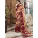 Faux Georgette Multi Colour Printed Saree