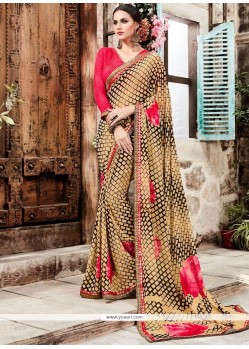 Print Work Printed Saree